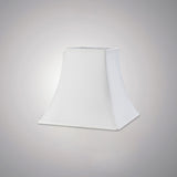Contessa Small Square Lampshade - White, 13/25.5cm x 23cm