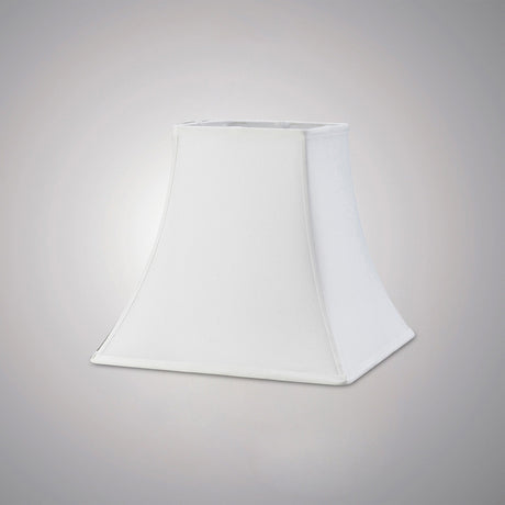 Contessa Medium Square Lampshade - White, 16.5/30.5cm x 27cm