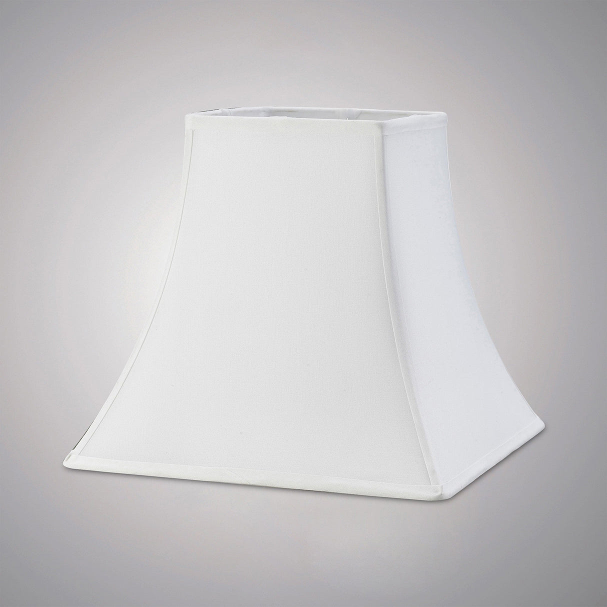 Contessa Large Square Lampshade - White, 19/35.5cm x 30cm