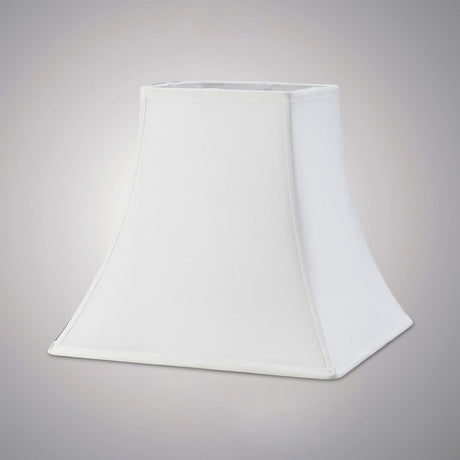 Contessa Large Square Lampshade - White, 19/35.5cm x 30cm
