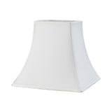 Contessa Large Square Lampshade - White, 19/35.5cm x 30cm