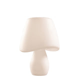 Cool 2 Light Outdoor Table Lamp - Opal White