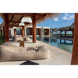 Cool 2 Light Outdoor Glass Pendant Light – Matt White & Opal White