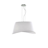 Cool 2 Light Outdoor Glass Pendant Light – Matt White & Opal White