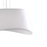 Cool 2 Light Outdoor Glass Pendant Light – Matt White & Opal White