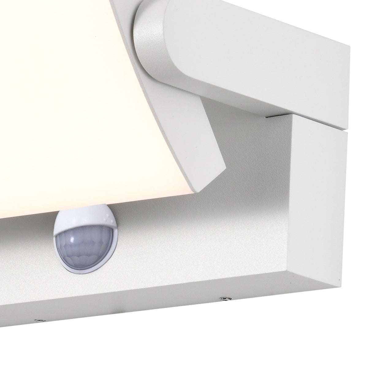 Cooper PIR Sensor Adjustable Outdoor LED Wall Light - White
