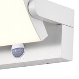 Cooper PIR Sensor Adjustable Outdoor LED Wall Light - White