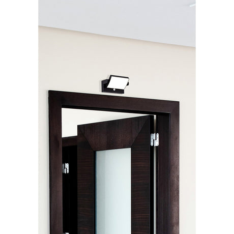 Cooper PIR Sensor Adjustable Outdoor LED Wall Light - Black