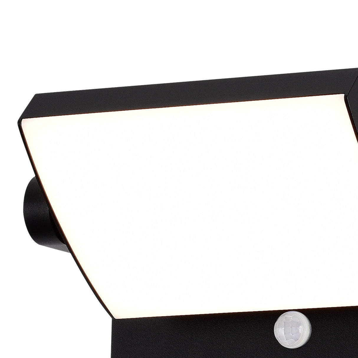 Cooper PIR Sensor Adjustable Outdoor LED Wall Light - Black
