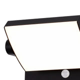 Cooper PIR Sensor Adjustable Outdoor LED Wall Light - Black