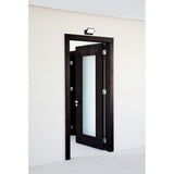 Cooper PIR Sensor Adjustable Outdoor LED Wall Light - Black