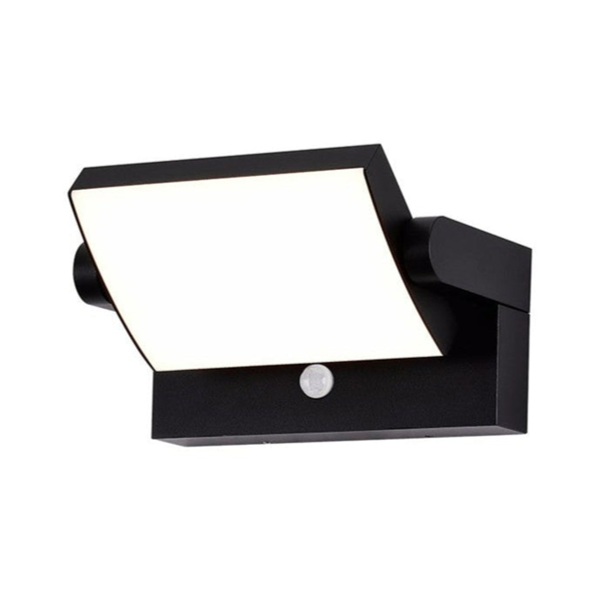Cooper PIR Sensor Adjustable Outdoor LED Wall Light - Black
