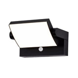 Cooper PIR Sensor Adjustable Outdoor LED Wall Light - Black