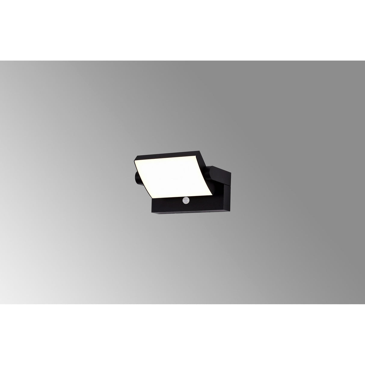 Cooper PIR Sensor Adjustable Outdoor LED Wall Light - Black