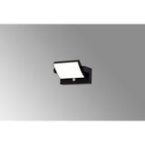 Cooper PIR Sensor Adjustable Outdoor LED Wall Light - Black