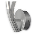 Corinto LED Wall Light 12W 3000K - Silver Chrome