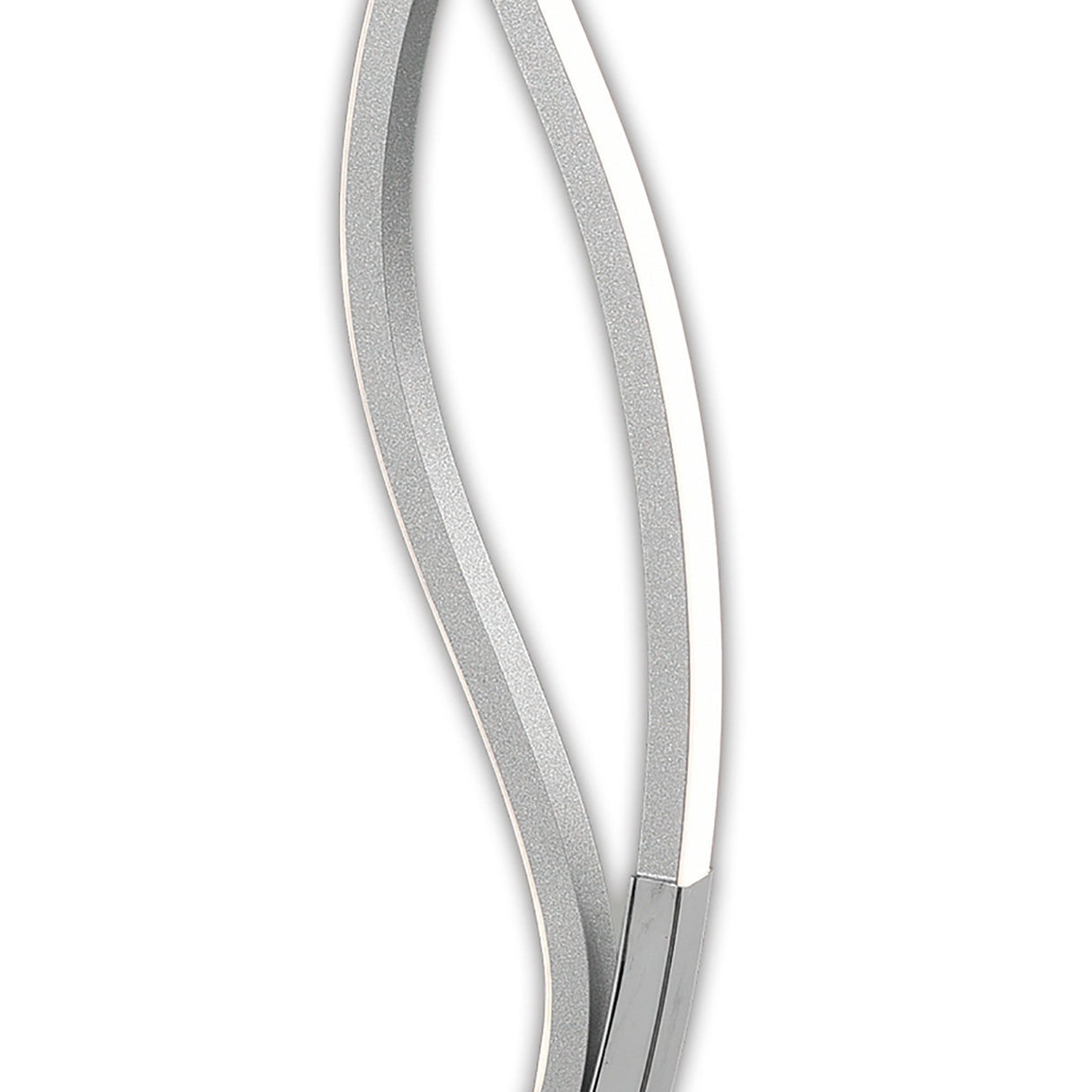 Corinto Small Touch Dimmer LED Table Lamp 12W 3000K - Silver Chrome
