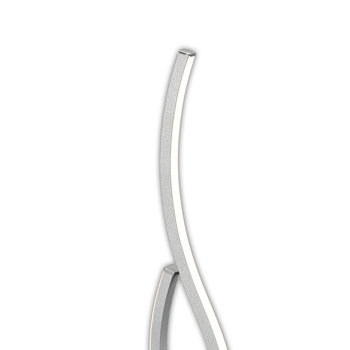 Corinto Small Touch Dimmer LED Table Lamp 12W 3000K - Silver Chrome