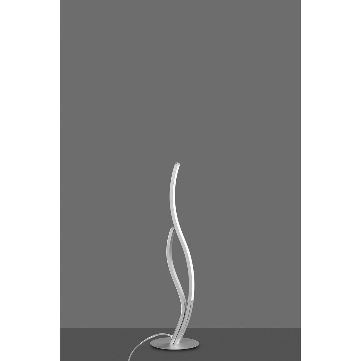 Corinto Small Touch Dimmer LED Table Lamp 12W 3000K - Silver Chrome