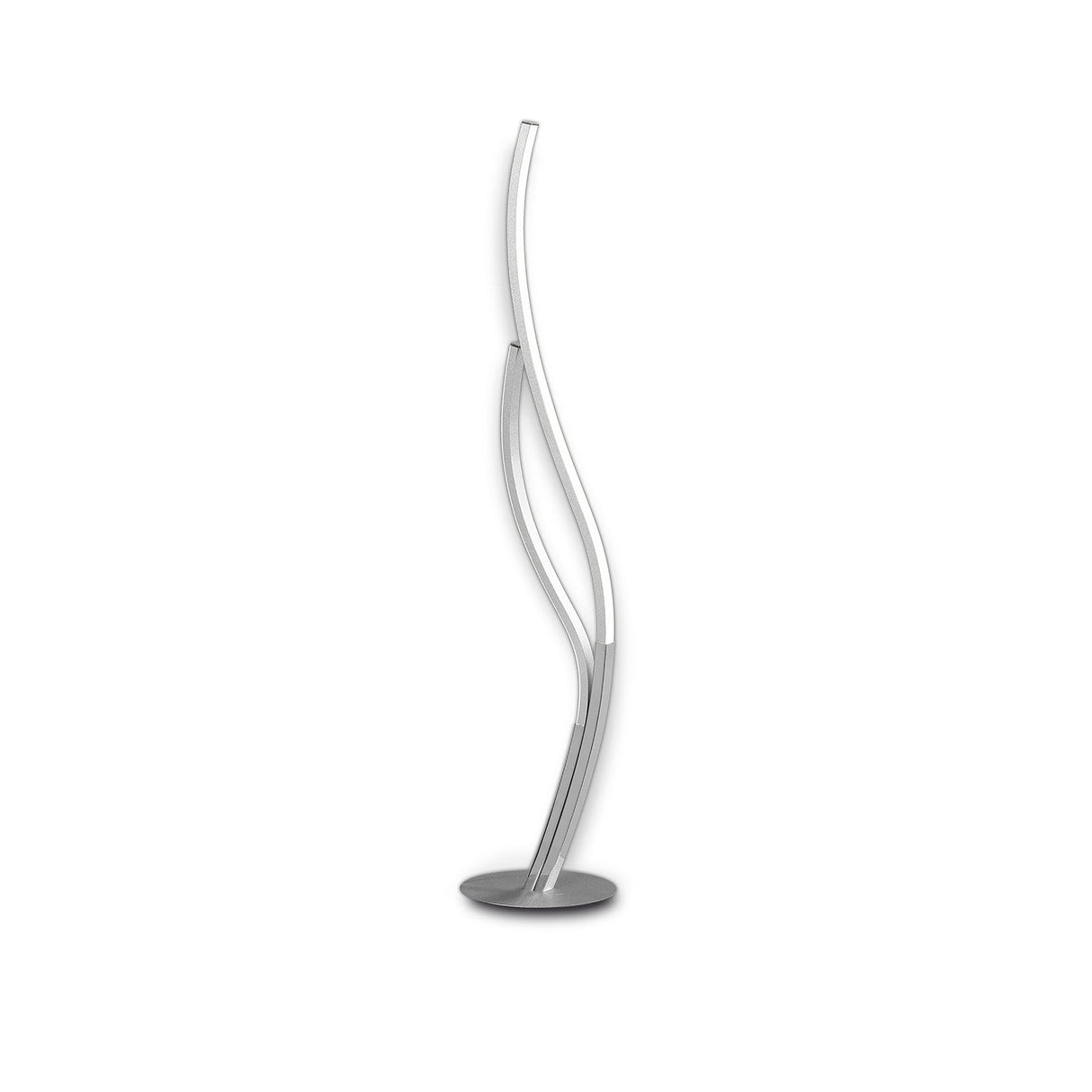 Corinto Large Touch Dimmer LED Table Lamp 12W 3000K - Silver Chrome