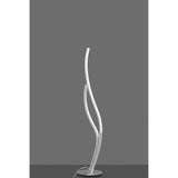 Corinto Large Touch Dimmer LED Table Lamp 12W 3000K - Silver Chrome