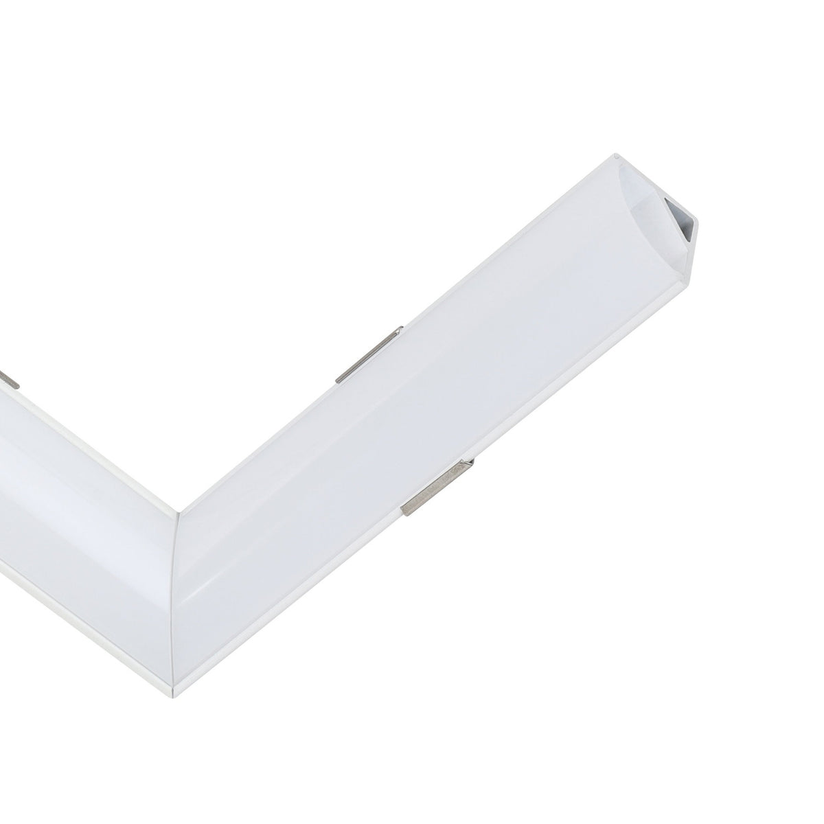 Corner Profile 1 Left Connector - White