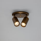 Corvessa Brass 2 Light Ceiling Spotlight