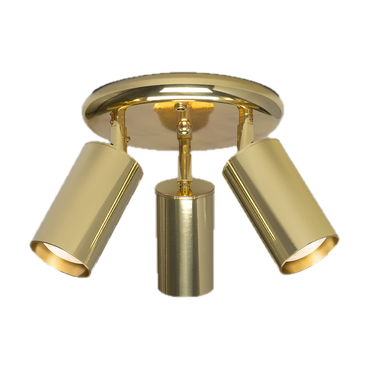 Corvessa Brass 3 Light Ceiling Spotlight