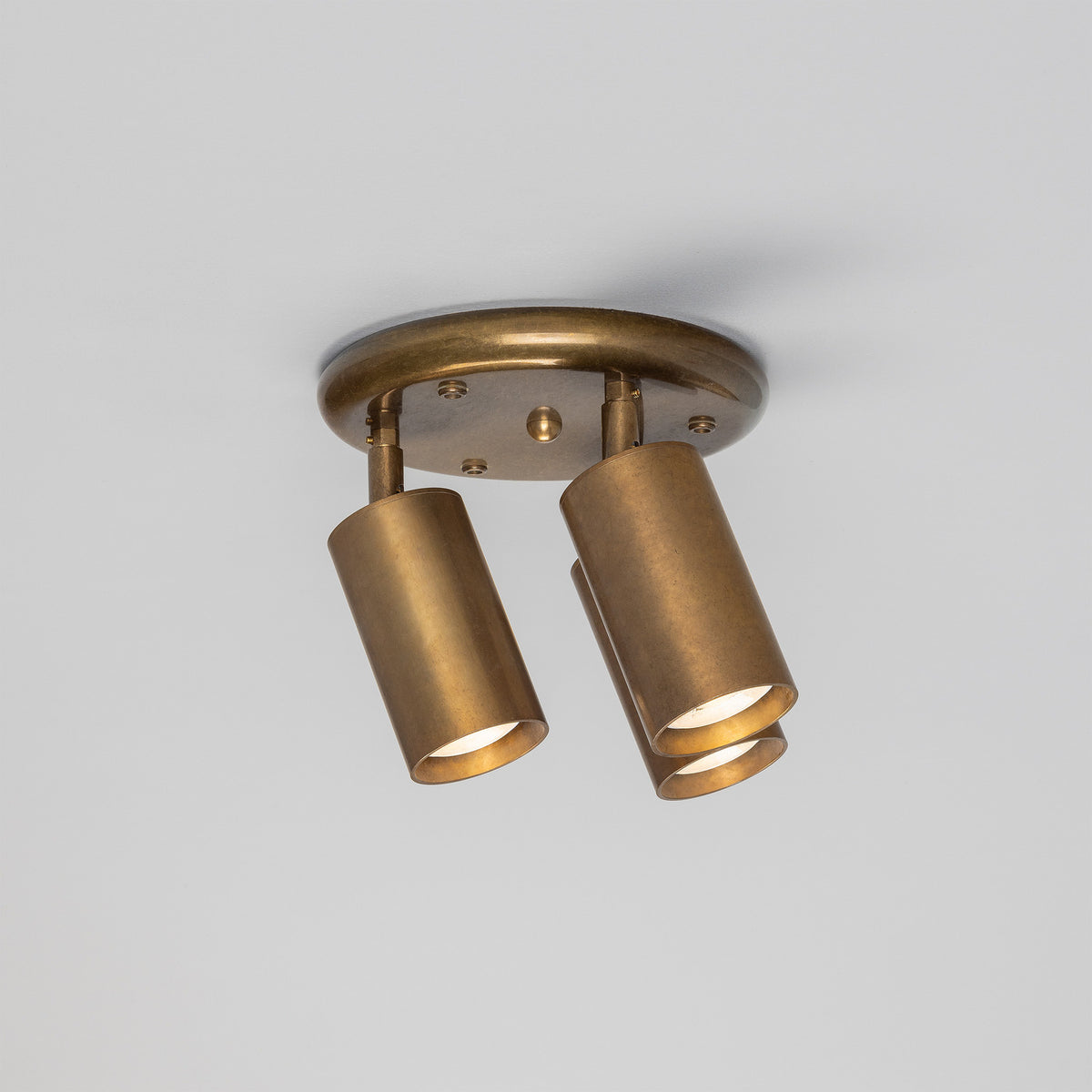 Corvessa Brass 3 Light Ceiling Spotlight