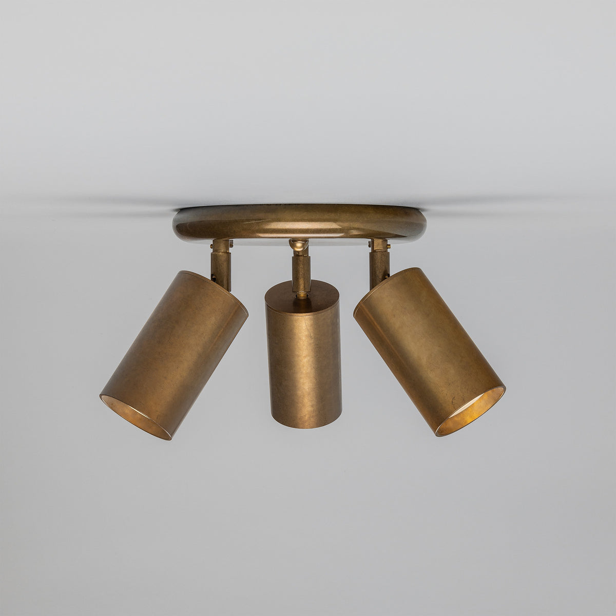 Corvessa Brass 3 Light Ceiling Spotlight