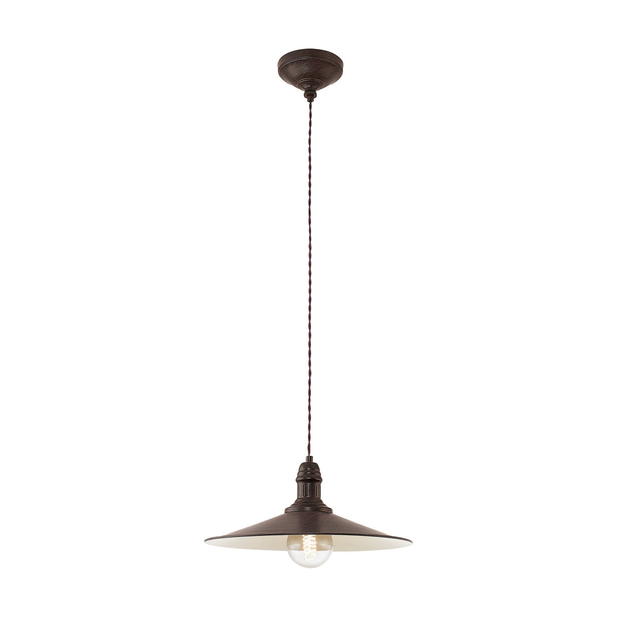 Coselle Pendant Light - Antique Brown & Beige