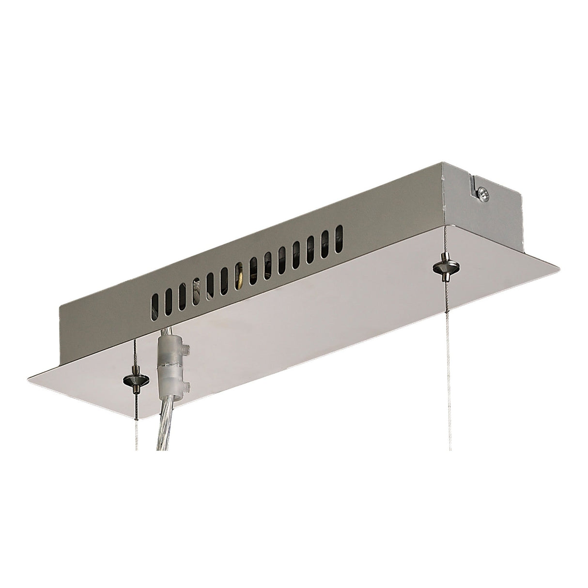 Cosmic 5 Light Glass/Crystal Linear Suspension Light - Chrome
