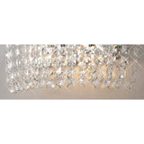 Cosmos 2 Light Crystal Wall Light With Switch - Chrome