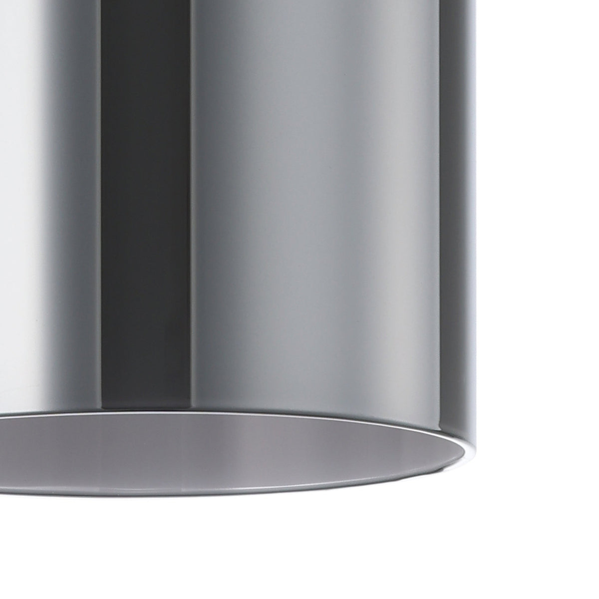 Cralette Smoked Glass Pendant Light - Satin Nickel