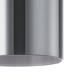 Cralette Smoked Glass Pendant Light - Satin Nickel