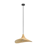 Cralmanne Wooden Pendant Light - Black