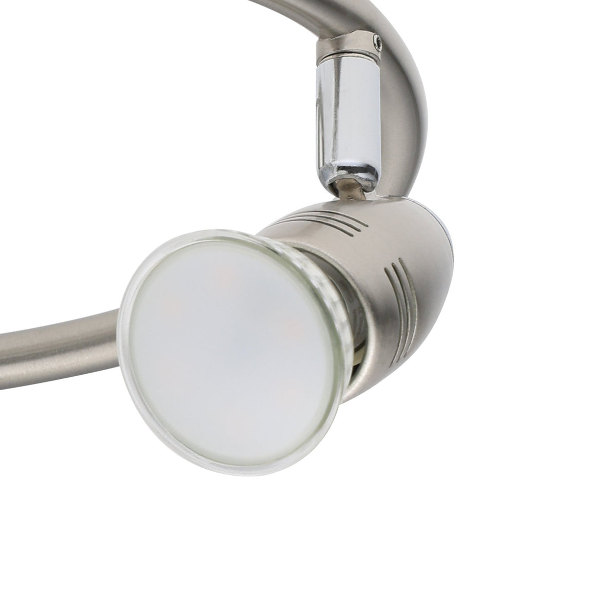 Crasvorne Ceiling Spotlight 25.5cm - Satin Nickel & Chrome