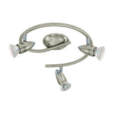 Crasvorne Ceiling Spotlight 25.5cm - Satin Nickel & Chrome