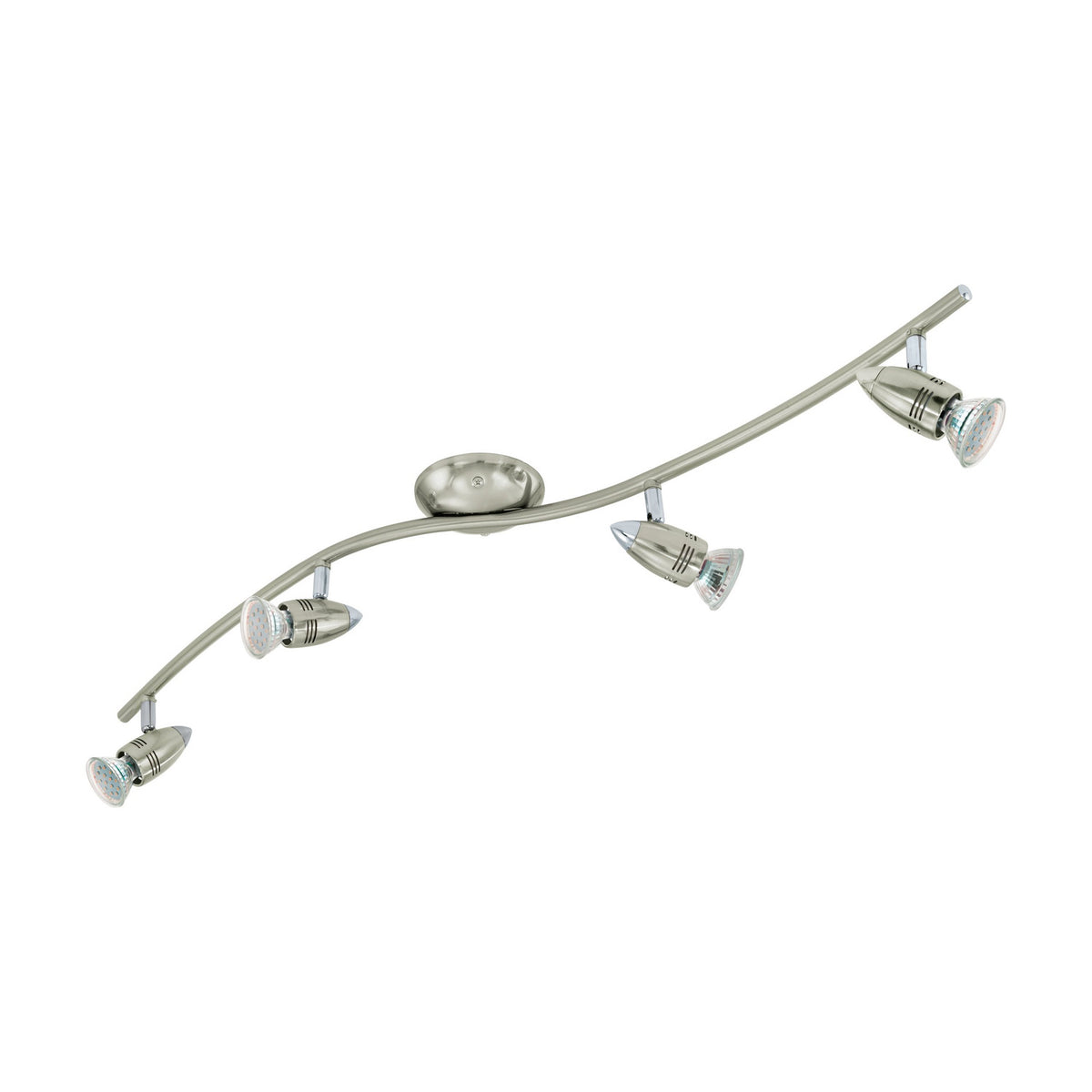 Crasvorne Ceiling Spotlight 64.5cm - Satin Nickel & Chrome