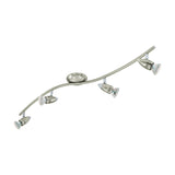 Crasvorne Ceiling Spotlight 64.5cm - Satin Nickel & Chrome