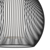 Cravessa Glass Pendant Light 32.5cm - Black
