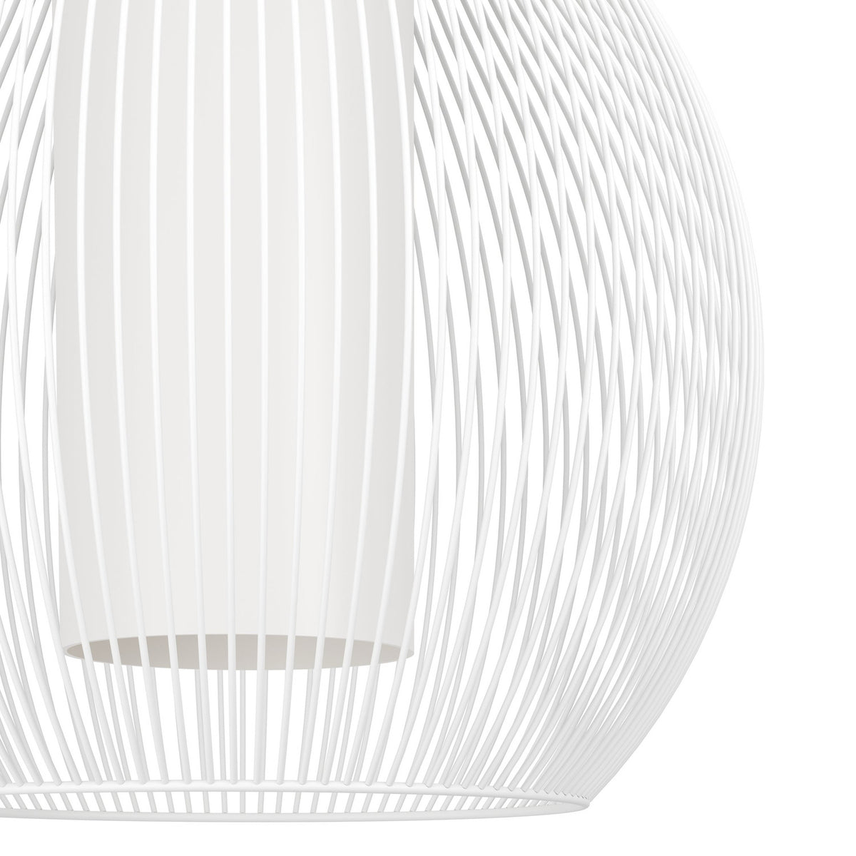 Cravessa Glass Pendant Light 32.5cm - White