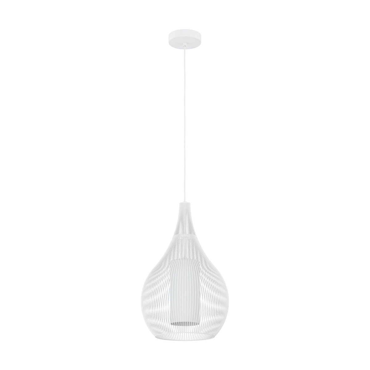 Cravessa Glass Pendant Light 32.5cm - White