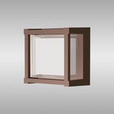 Creek Square Outdoor CCT LED Wall Light 15W -  Brown