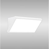 Creek Angled Outdoor CCT LED Wall Light 20W - White