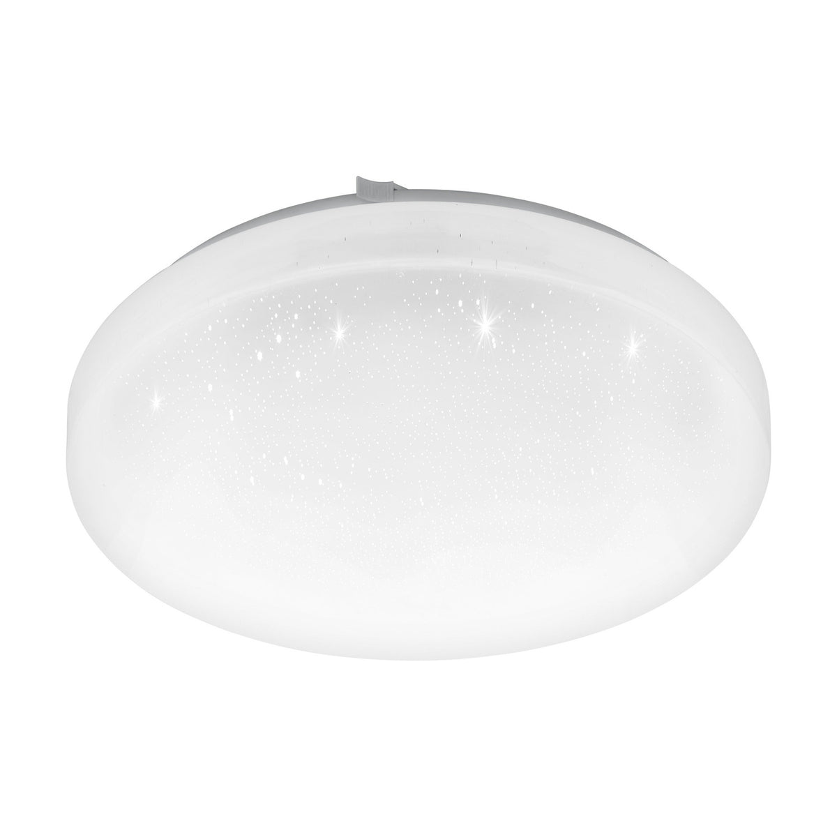 Crelvette Crystal Effect LED Flush Ceiling Light 28cm - White