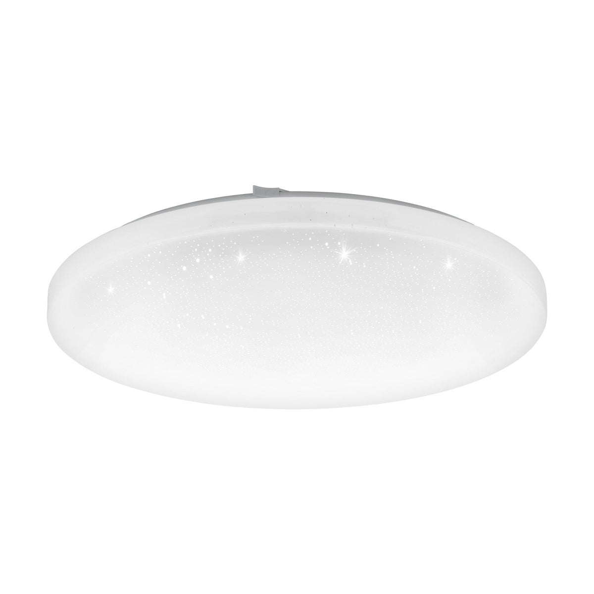 Crelvette Crystal Effect LED Flush Ceiling Light 43cm - White
