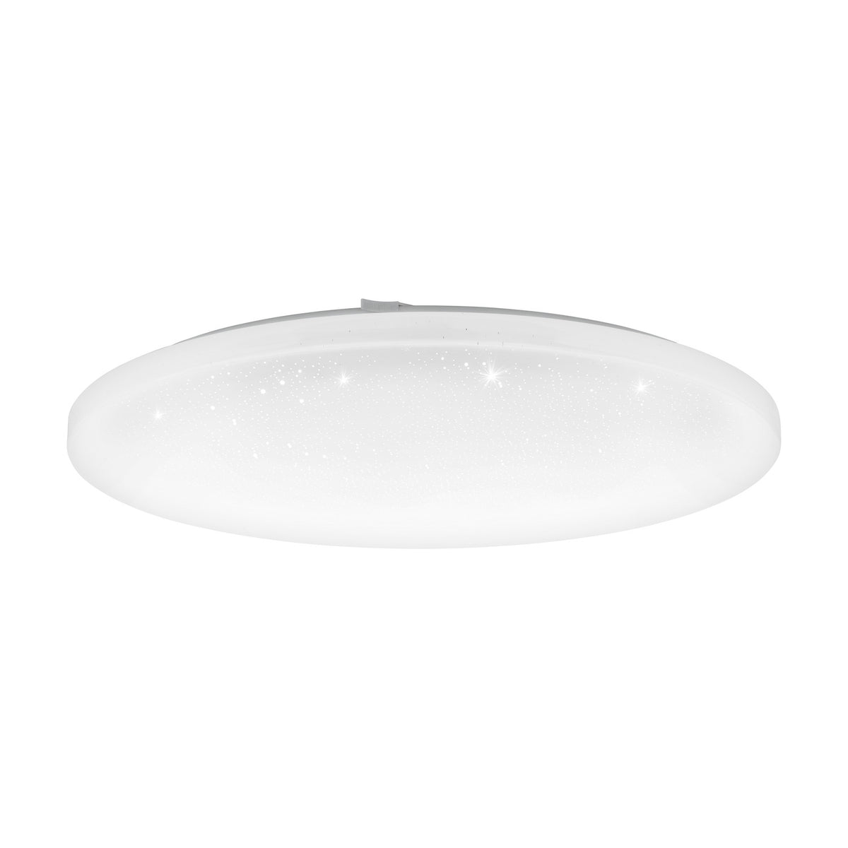 Crelvette Crystal Effect LED Flush Ceiling Light 55cm - White