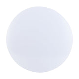 Crelvette LED Flush Ceiling Light 43cm - White