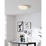Crelvette Smart Crystal Effect LED Flush Ceiling Light 31cm